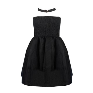 Đầm Ống Xòe Kèm Chocker Gợi Cảm