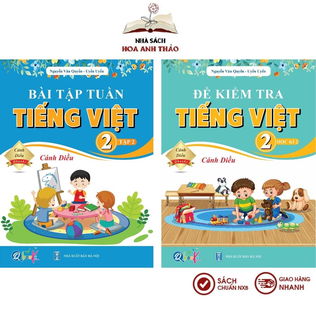 Sách - Bài tập tuần tiếng việt và đề kiểm tra tiếng việt lớp 2 học kỳ 2 Cánh diều
