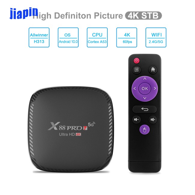 Chip H313 4k T 10.0 Android Hd Tv X88 Box Pro