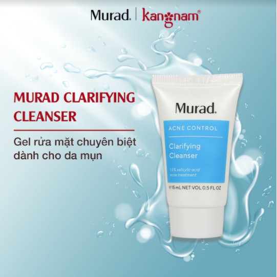Sữa rửa mặt mụn sạch nhờn Murad mini size 15ml