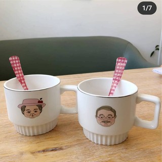 cốc sứ đôi ông bà