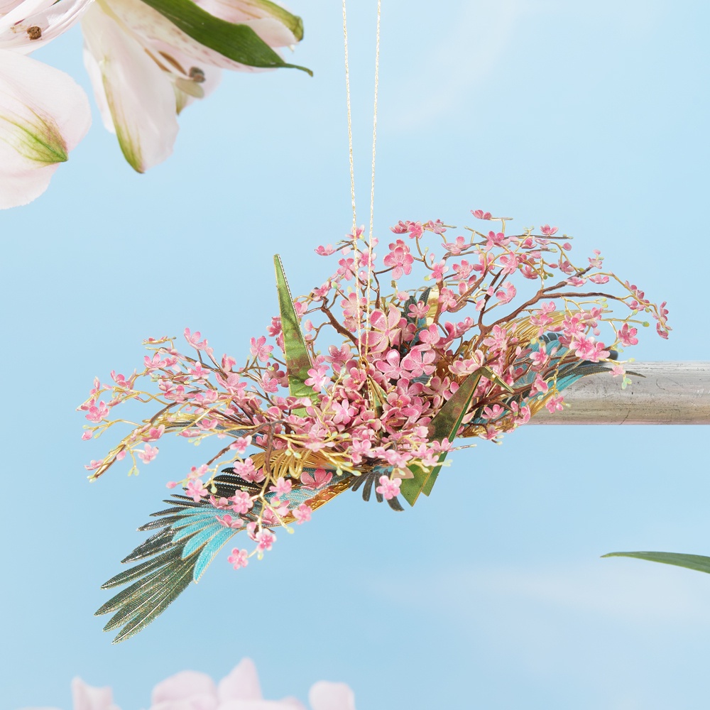 Set đồ chơi lắp ráp PIECECOOL mô hình 3D kim loại kiểu dáng hoa và chim tùy chọn làm quà tặng lễ tình nhân