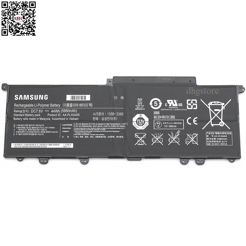 Pin laptop Samsung NP900X3C, NP900X3C-A01, NP900C3D, NP900X3E, NP900X3F, NP900X3G, AA-PLXN4AR, AA-PBXN4AR