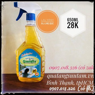 650ml nước lau kính sinh học Greenlife