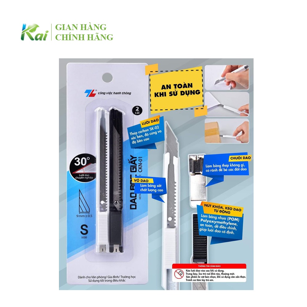 Dao Rọc Giấy Thiên Long CKN-01 Đa Năng , HÀNG CHÍNH HÃNG, GIÁ SỈ