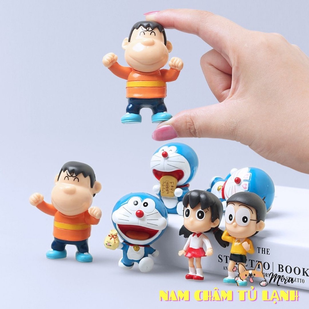 Nam Châm Tủ Lạnh 3D Mô Hình Doremon Đồ Decor Bàn Học, Trang Trí Bàn Làm Việc, Đính Note, Quà Cho Bé MIRA-MH99012