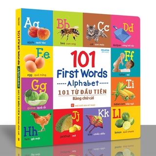Sách: 101 First Words - Alphabet (101 Từ Đầu Tiên - Bảng Chữ Cái) - TSMN