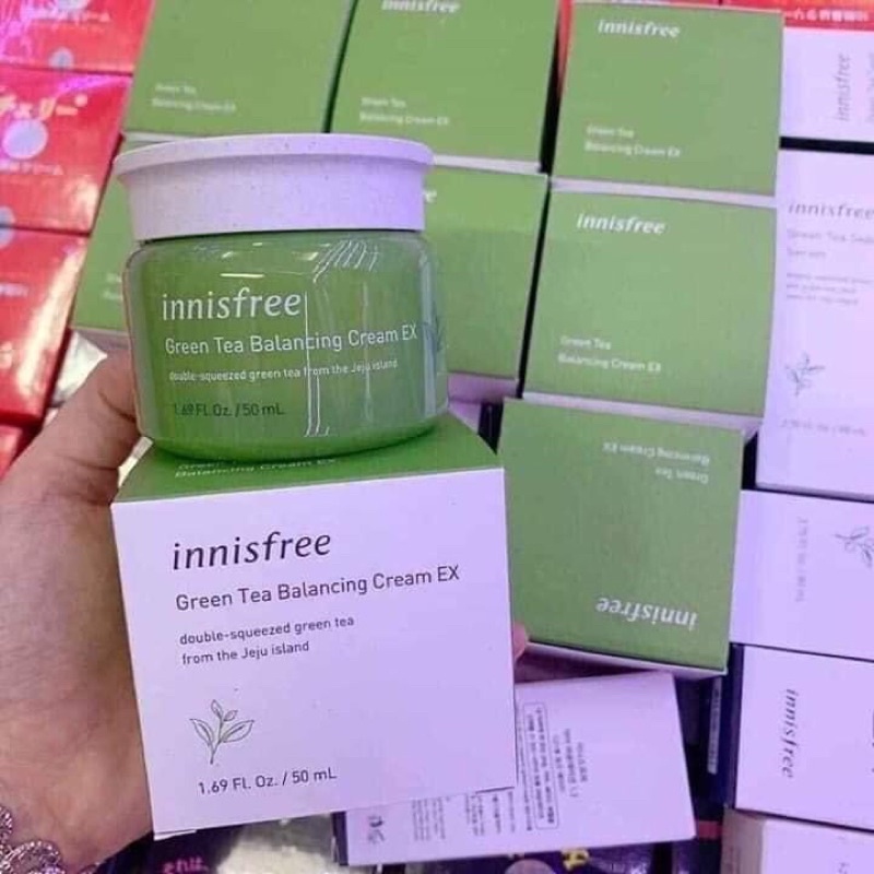 Kem Dưỡng Da Trà Xanh Innisfree Green Tea Balancing Cream EX