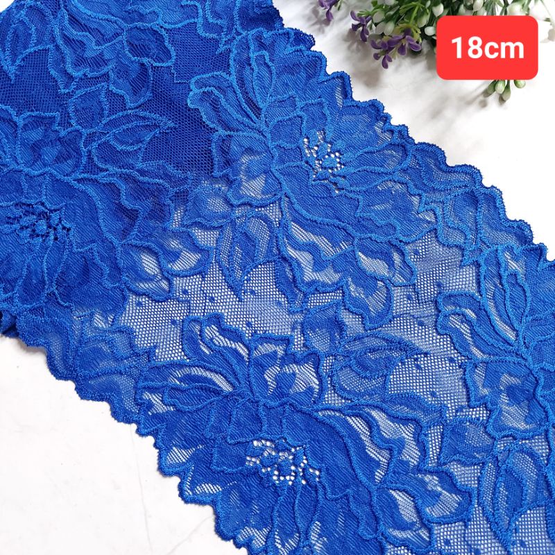 Ren thun trang trí ,có nhiều màu, may nội y ,  bản 16cm đến 21 cm