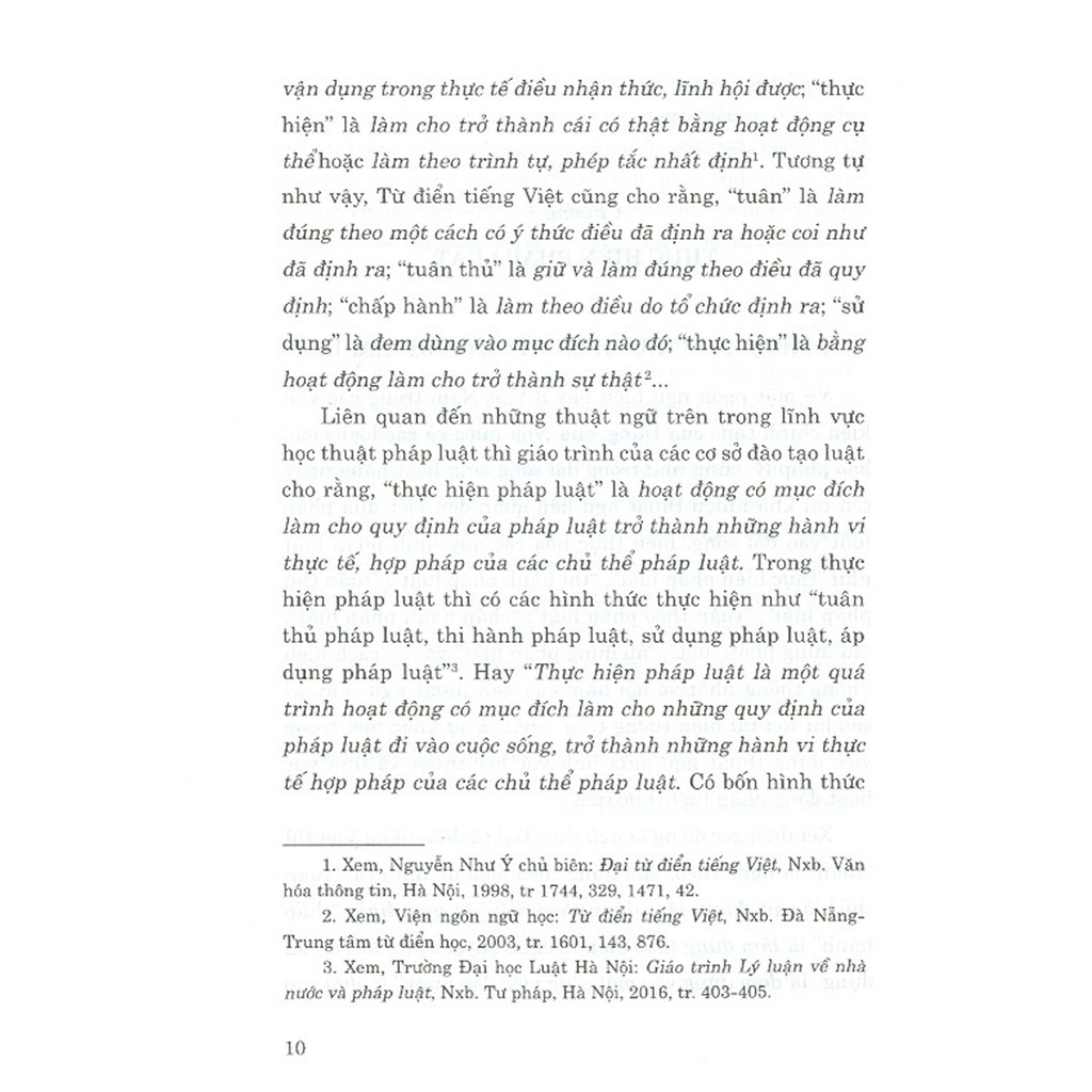 Sách - Thực Hiện, Áp Dụng Và Giải Thích Pháp Luật Ở Việt Nam | BigBuy360 - bigbuy360.vn