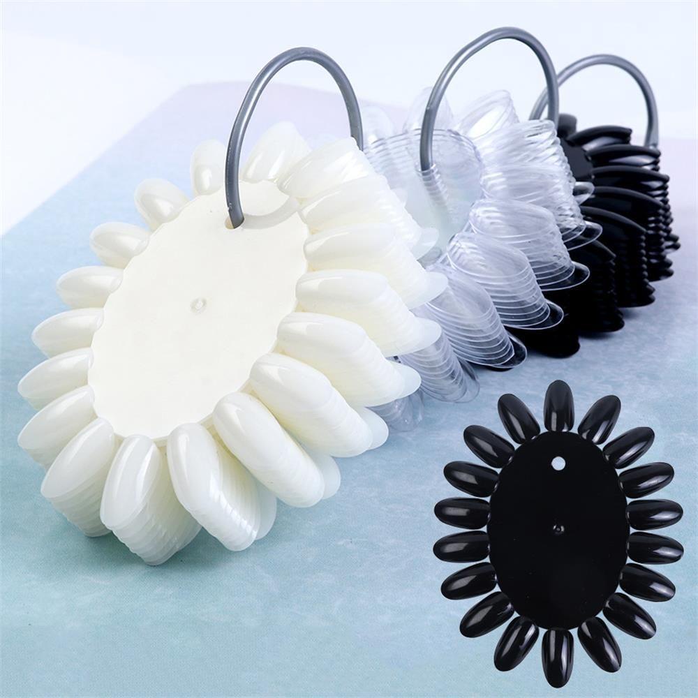 Set 10 Móng Tay Giả Trong Suốt Trưng Bày DIY