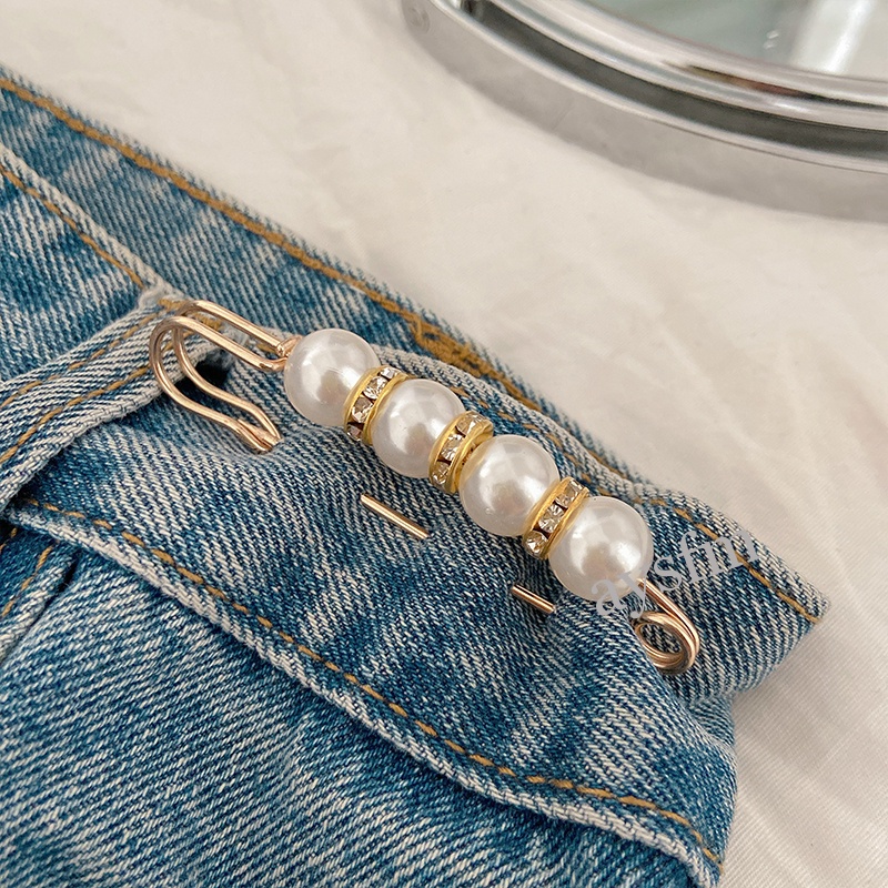 Ghim Cài Áo Đính Hạt Ngọc Trai Phong Cách Thời Trang Cho Nữ
