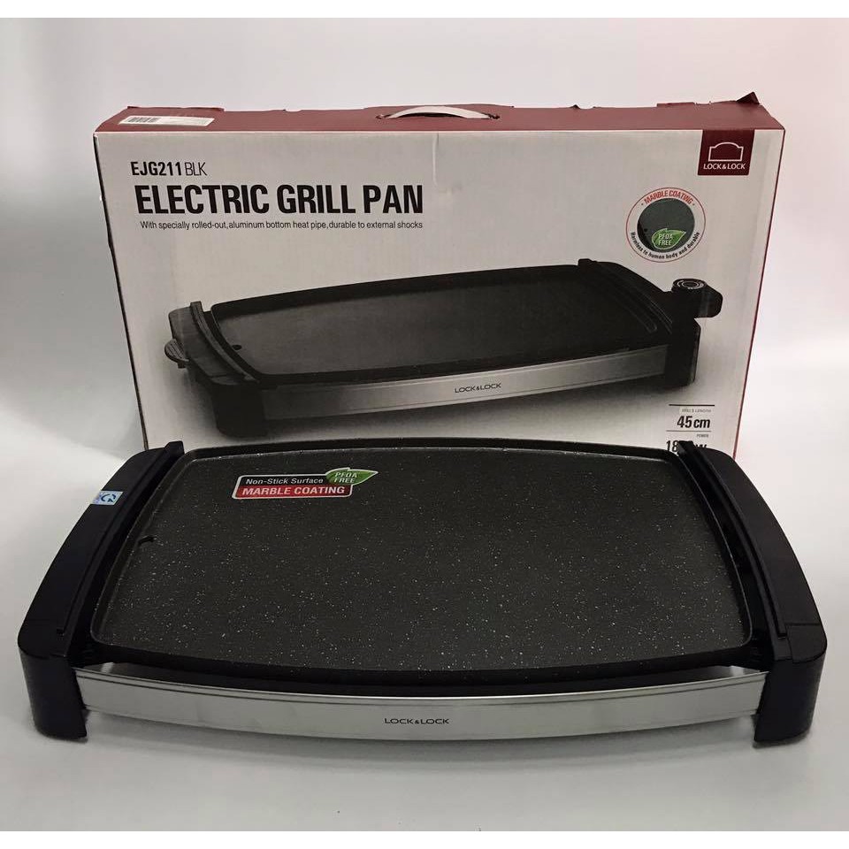 Vỉ Nướng Điện Lock&Lock EJG211BLK (1800W)