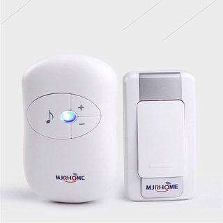 Chuông Cửa Không Dây Báo Khách Chống Nước Màu Trắng Nhỏ Gọn
