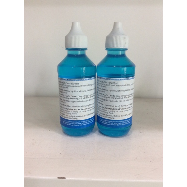 Cồn 90 độ xanh chai 60ml
