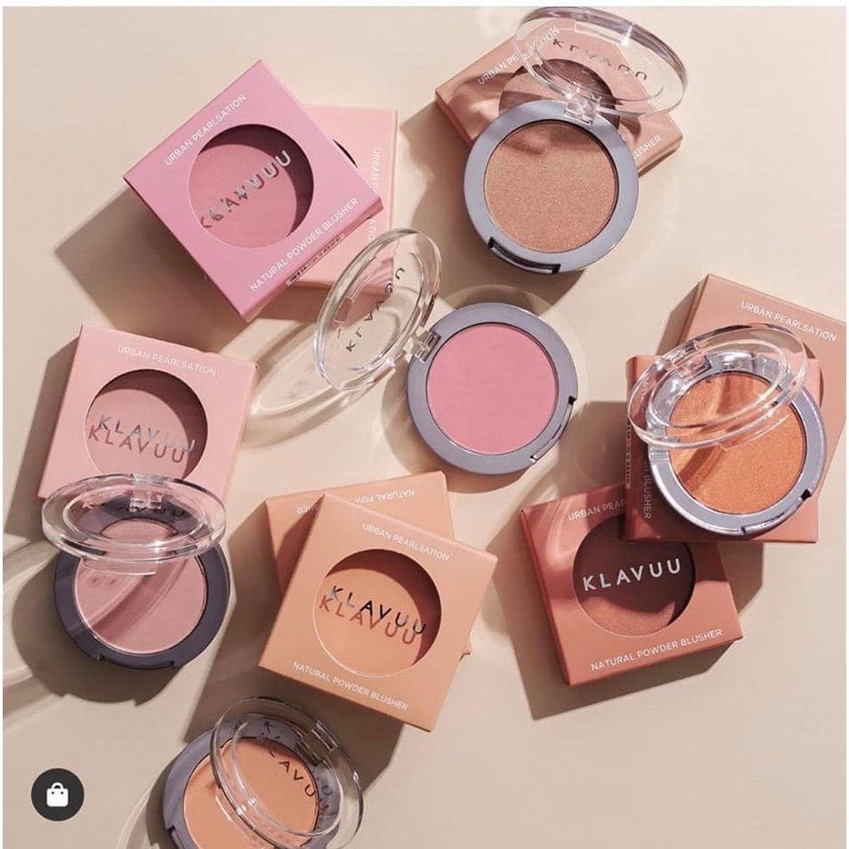 Phấn Má Hồng KLAVUU Urban Pearlsation Natural Powder Bluser
