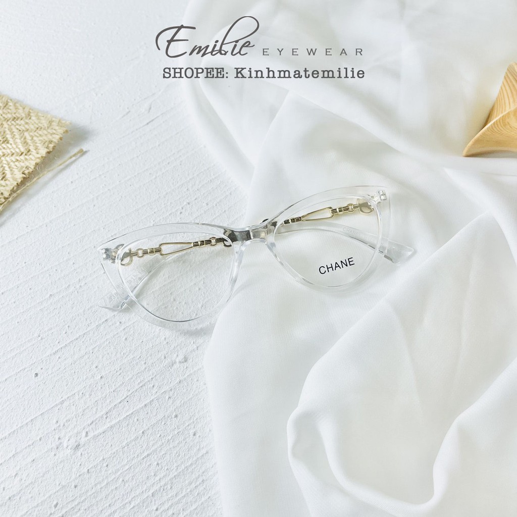 Kính mắt mèo nhựa Emilie eyewear phụ kiện thời trang 3386