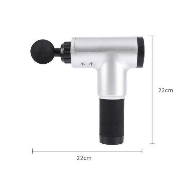 SÚNG MASSAGE 6 CHẾ ĐỘ + 4 ĐẦU MASSAGE, MÁY MASSAGE FASCIAL GUN-Giảm Mỡ, Giảm Nhức Mỏi, Căng Cơ