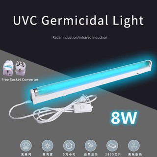 220V 8w UVC Đèn Khử Trùng Năng Lượng Mặt Trời