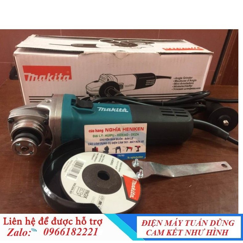 Máy Cắt Cầm Tay Makita 9556HN_840W loại 1 kèm đĩa mài CTS