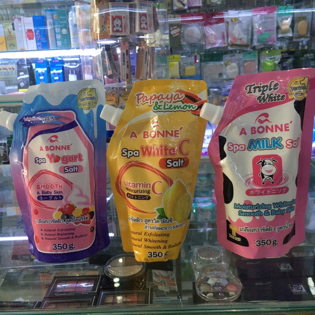 Muối Tắm Sữa Bò / Muối Tắm Tẩy Tế Bào Chết A Bonne Spa Milk Salt Thái Lan 350gr
