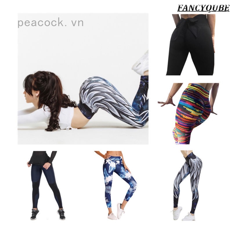 Quần legging thể thao lưng cao