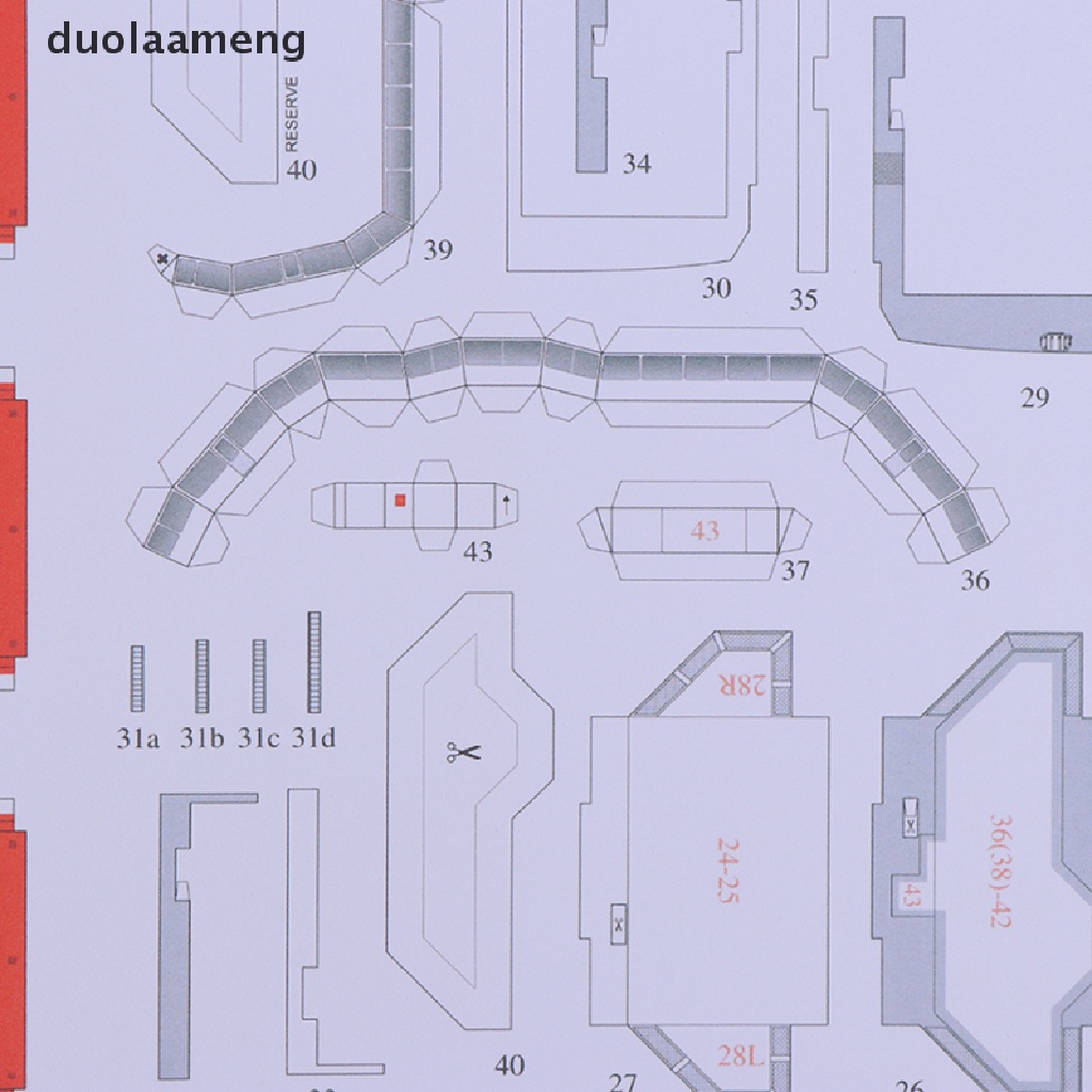 Mô Hình Tàu Chiến MARY ARCTICA Bằng Giấy Tỉ Lệ 1: 400