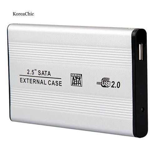 Thiết bị đựng ổ đĩa cứng dùng ngoài có cáp USB 2.0 SATA kèm phụ kiện | BigBuy360 - bigbuy360.vn