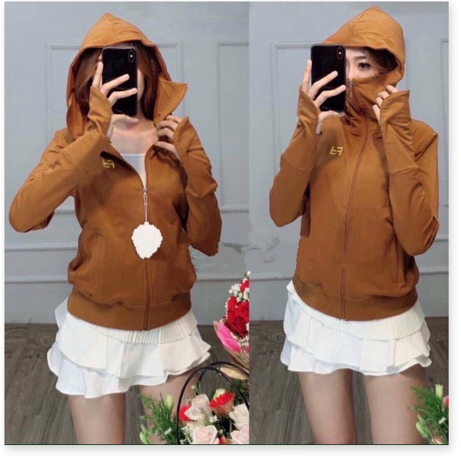 ÁO KHOÁC NỮ DA CÁ IN FF CHỐNG NẮNG TẢN NHIỆT CỰC TỐT