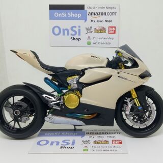 [ ĐÃ SƠN RÁP ] DUCATI 1199 PANIGALE TAMIYA 1/12 MÔ HÌNH XE ĐỘ