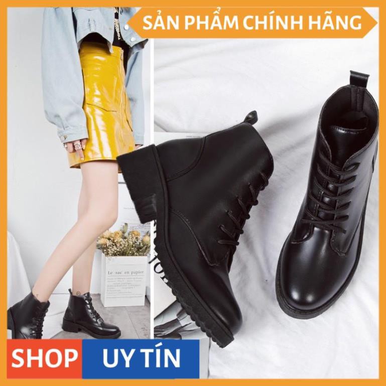 Bốt Nữ Dây Siêu Đẹp Đế 5Cm Hàng FullBox
