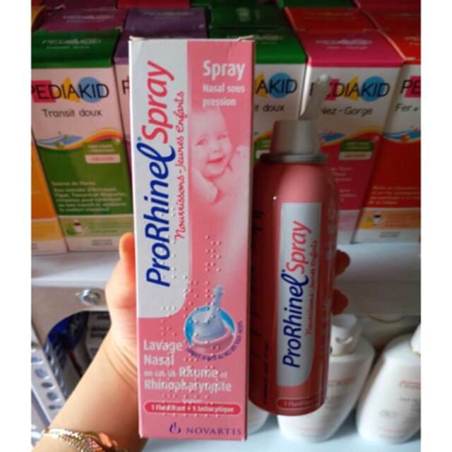 XỊT MŨI KHÁNG KHUẨN PROHINEL SPRAY PHÁP CHO BÉ
