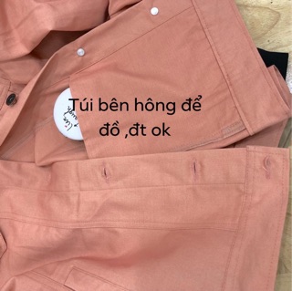 Áo Khoác Kaki Form Rộng