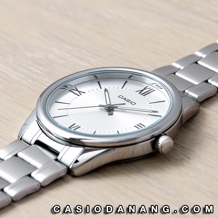 Đồng hồ nam dây kim loại Casio chính hãng Anh Khuê MTP-V005D-7B5UDF (40mm)