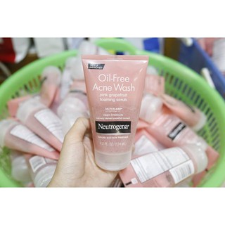 Sữa Rửa Mặt Neutrogena Oil-Free Acne Wash Pink Grapefruit Foaming Scrub.