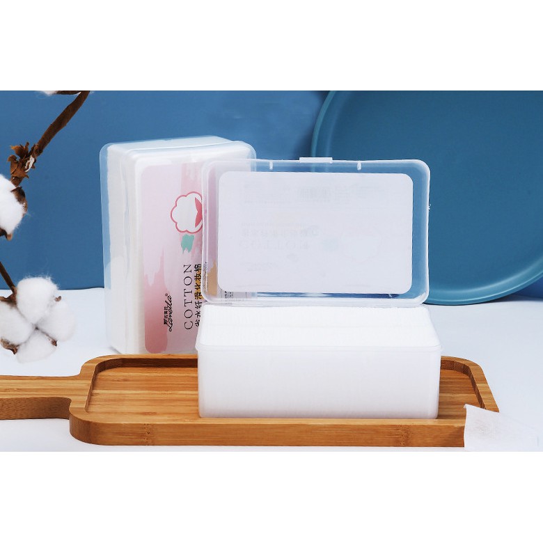 Bông tẩy trang Lameila hộp 1000 miếng | BigBuy360 - bigbuy360.vn