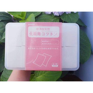 Bông tẩy trang Miniso 1000 miếng