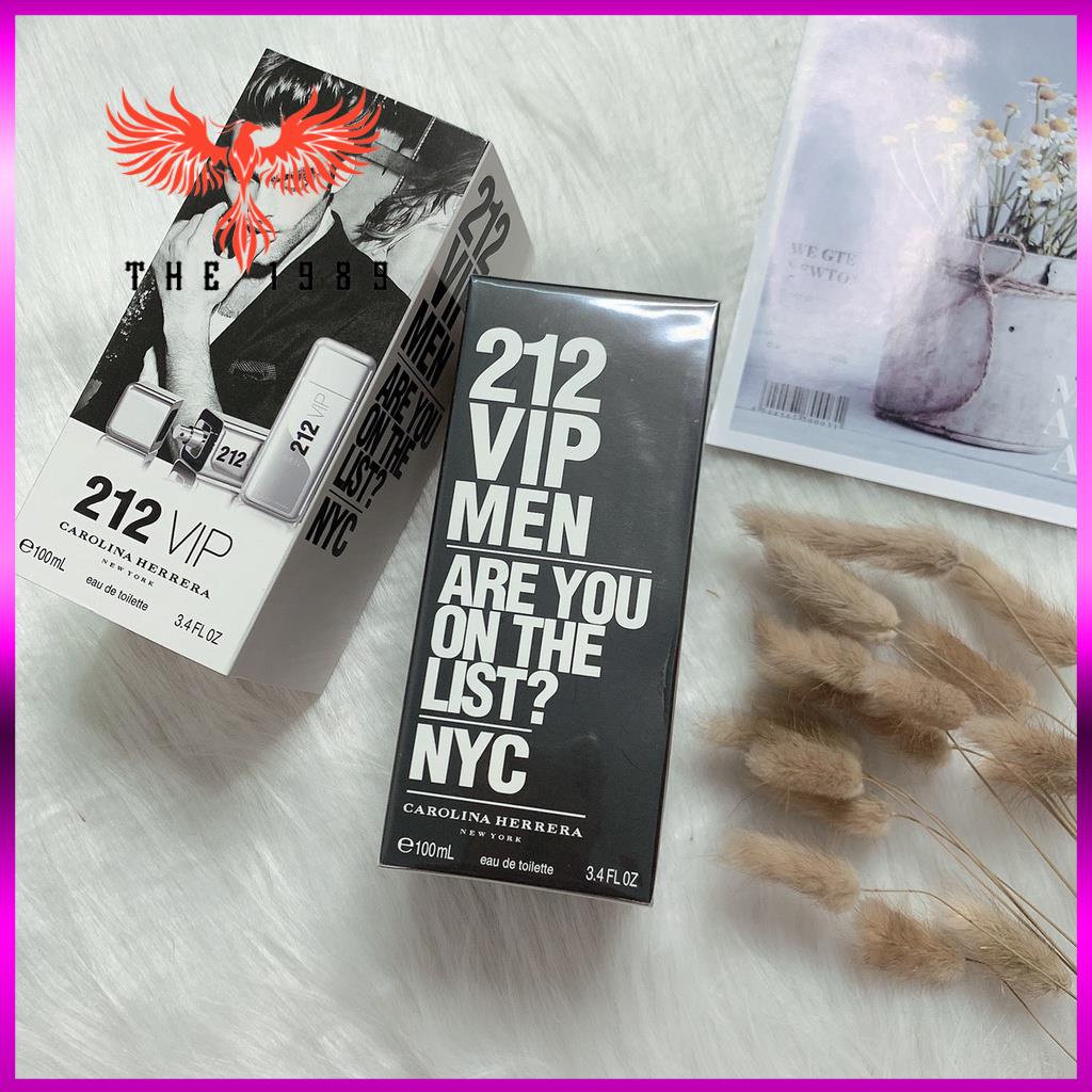 Nước hoa nam Carolina Herrera 212 VIP Men, nước hoa nam cao cấp phong cách mạnh mẽ, nam tính, sang trọng | BigBuy360 - bigbuy360.vn