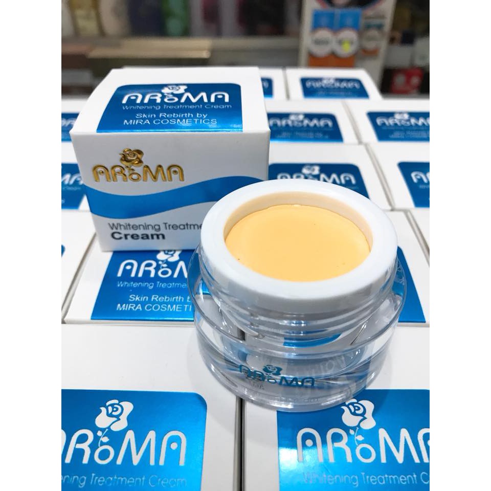 Kem Trắng Da Aroma Mira Whitening Treatment Cream 18g