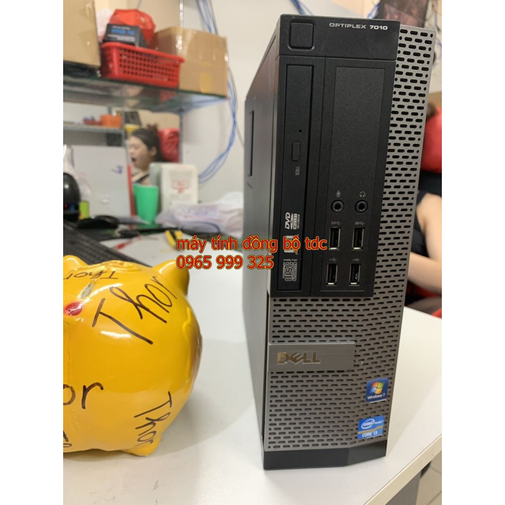 Case máy tính đồng bộ dell Optiplex 7010 core i5 3470, ram 8gb, ổ cứng SSD 240gb. Tặng usb thu wifi. Hàng Nhập Khẩu.