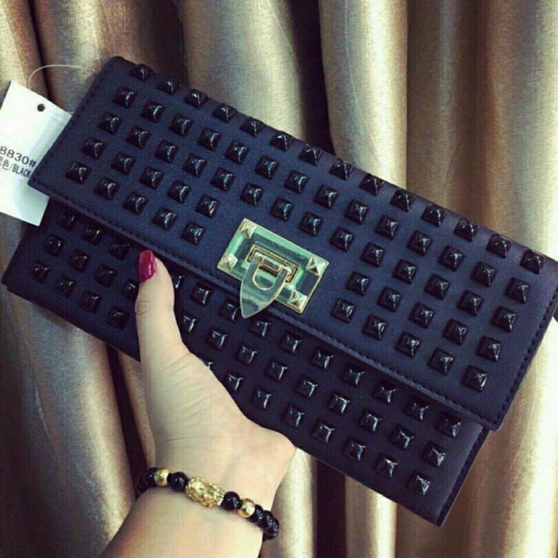 VÍ NỮ DÁNG DÀI NHIỀU NGĂN ĐỰNG TIỀN, THẺ KÈM DÂY ĐEO 59