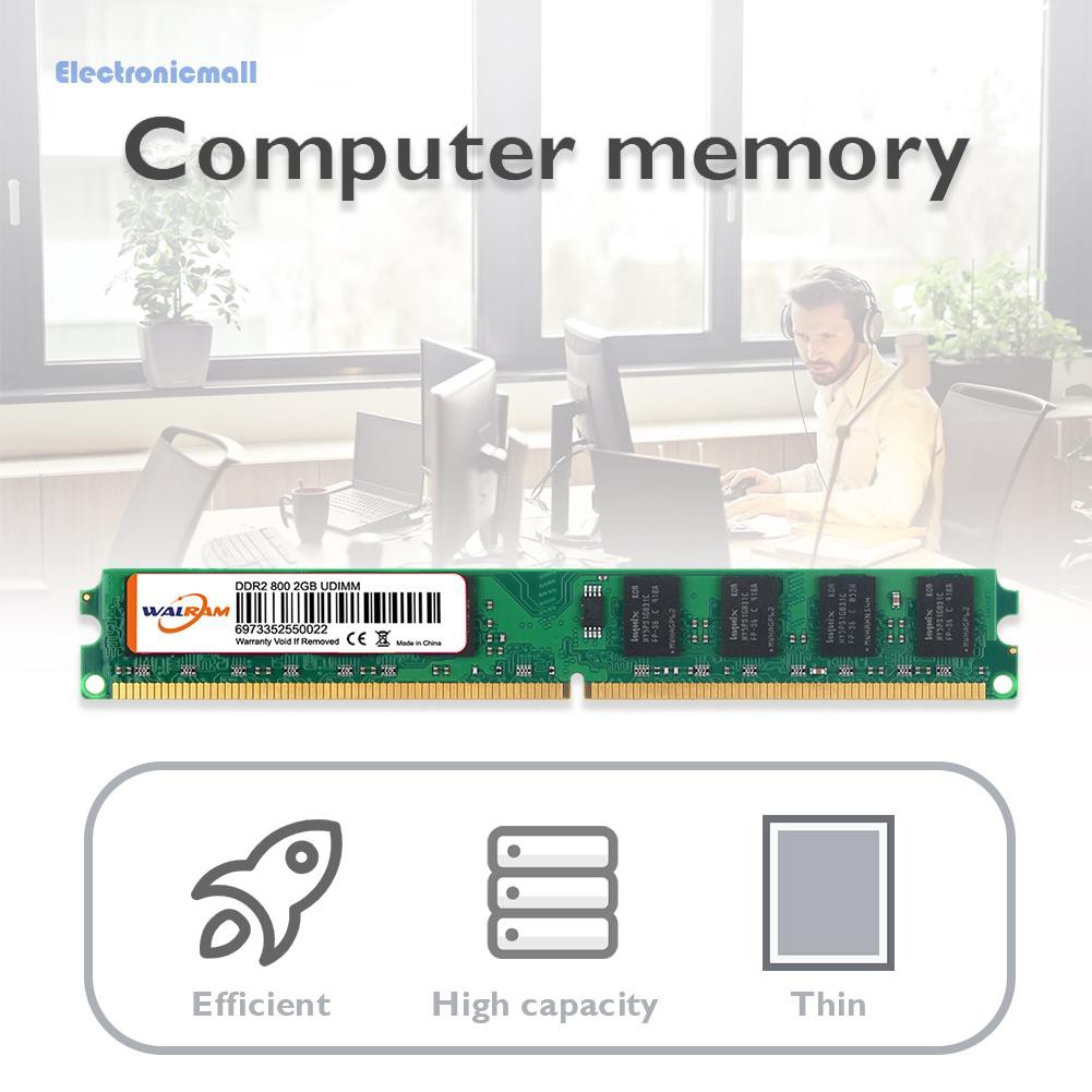 Mô Đun Bộ Nhớ Điện Tử 2gb Ddr2 800mhz 240 Pin Cho Máy Tính | BigBuy360 - bigbuy360.vn