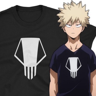 (SALE) Áo Thun Ngắn Tay In Hình Bakugou Katsuki Skull  Cá Tính
