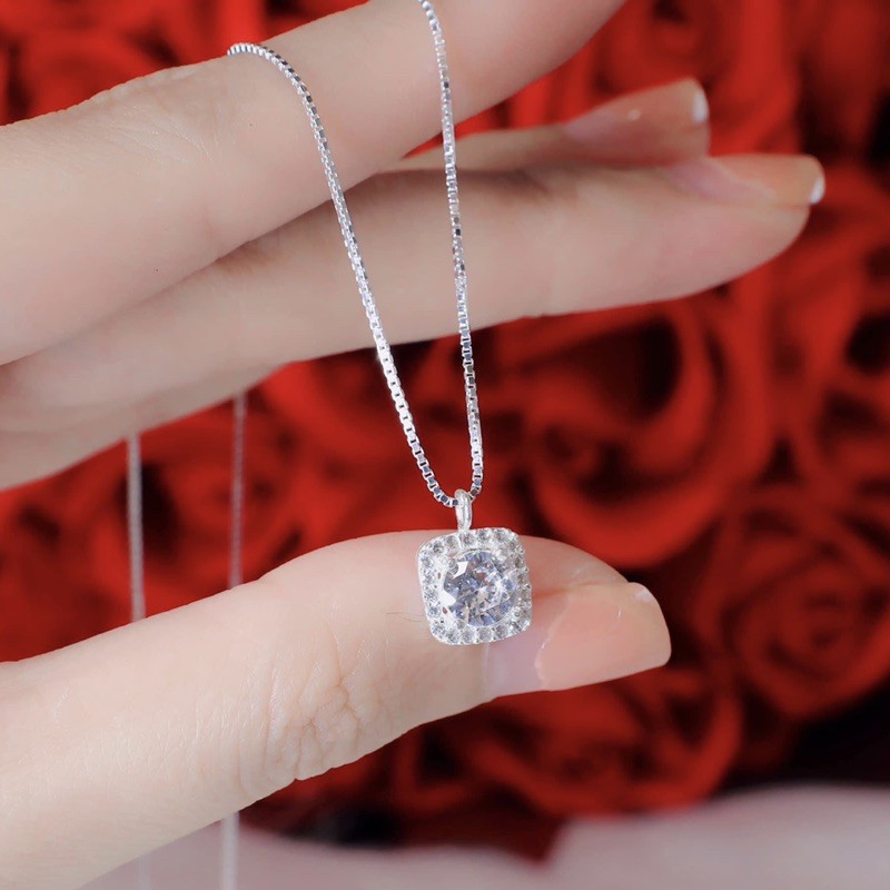 Dây chuyền nữ Bạc S925 Ý , sáng bóng , sang chảnh - Vàng bạc Khải Khải