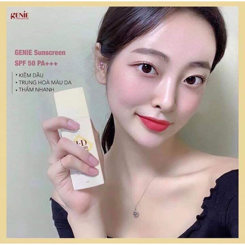 Kem nền chống nắng Genie DD Cream Tone Up 50ml Hàn Quốc