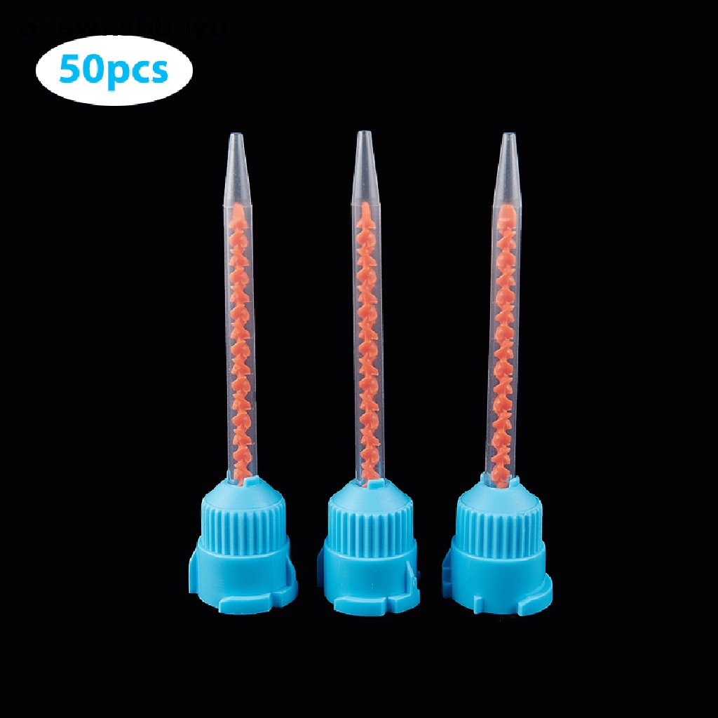Set 50 Đầu Trộn Chất Liệu Cao Su Silicone Dùng Một Lần Cho Nha Khoa