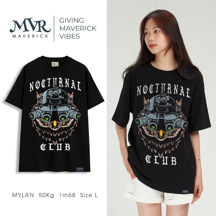 Áo thun phong cách về đêm nam nữ phông unisex phong cách tay lỡ cool localbrand MVR BB4319