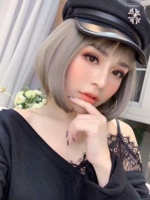 Tóc giả nữ đẹp ❤️❤️ FREESHIP ❤️❤️ nguyên đầu vic cúp D3030 có ảnh thật