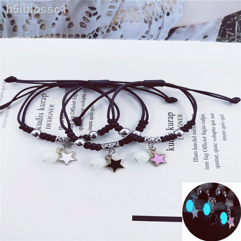 ☾Bạn gái dễ thương Vòng tay ba người phát sáng nữ sinh phiên bản Hàn Quốc hai cặp đôi net nổi tiếng nam trái tim | BigBuy360 - bigbuy360.vn