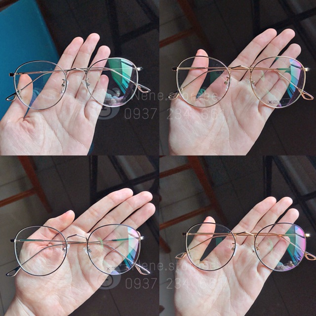 Combo 10 kính gọng mảnh siêu cute